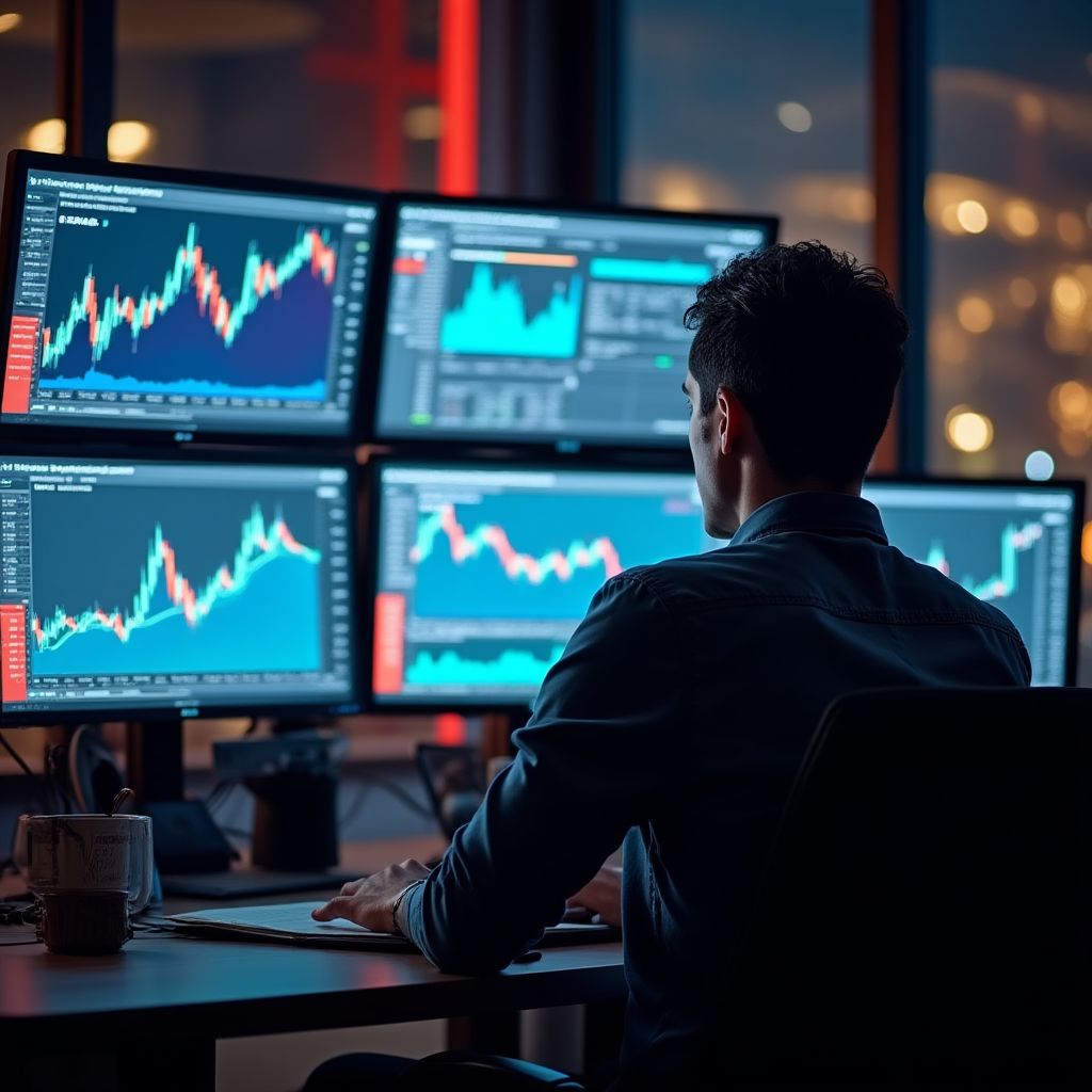 Trading en mercado bursátil argentino